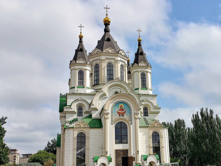 Православний храм у Запоріжжі 